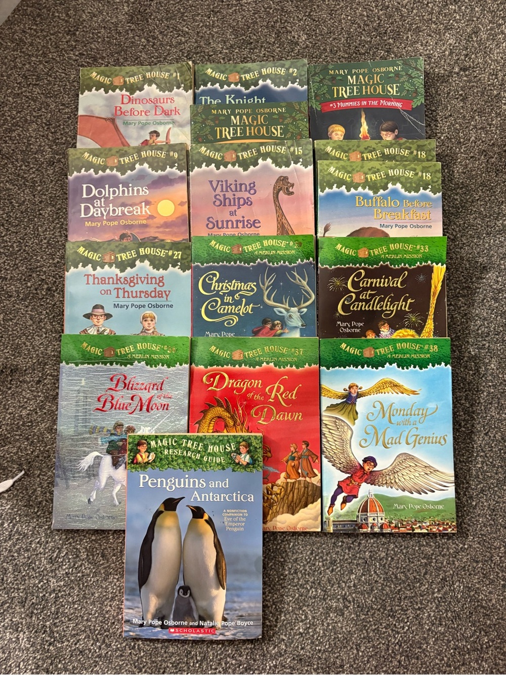 Magic Tree House Book Lot - Penguins and Antarctica + Assorted Titles
